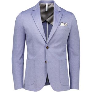 Born With Appetite - Mylo Jersey Colbert - Blauw - Viscose Nylon Polyester
