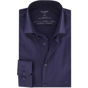 Olymp overhemd extra slim fit donkerblauw effen