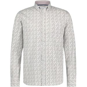 Wit State of Art casual overhemd normale fit met print
