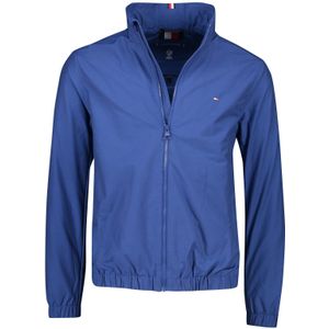 Zomerjas Tommy Hilfiger katoen blauw normale fit waterafstotend