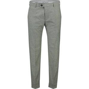 Strellson pantalon mix & match groen effen katoen slim fit