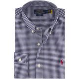 Polo Ralph Lauren casual overhemd Slim Fit slim fit blauw geruit katoen