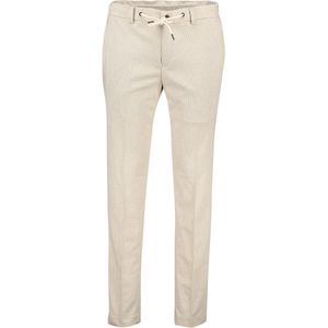 Born With Appetite pantalon mix en match beige geruit elastische band