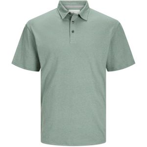 Jack & Jones polo plus size groen effen katoen