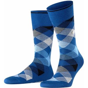 Burlington sokken blauwe ruit Newcastle