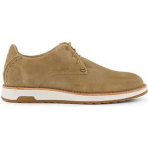 Rehab sneakers donkerbeige effen leer