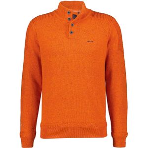 New Zealand pullover Nga Whanau oranje effen
