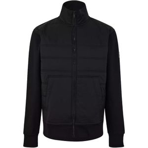 Outdoor sweatvest BOSS Orange Ze Puff zwart