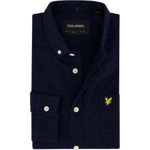 Lyle & Scott Regular Fit Overhemd Dark Navy