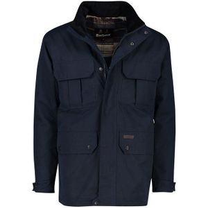 Barbour normale fit winterjas donkerblauw