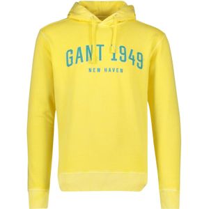 Capuchon sweater Gant geel