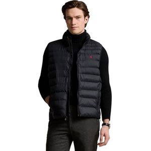 Polo Ralph Lauren bodywarmer effen zwart nylon