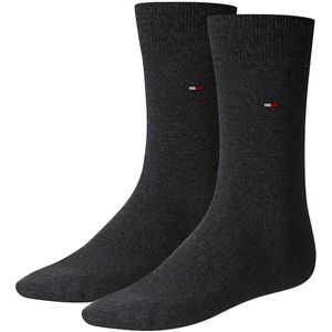 Tommy Hilfiger sokken 2-pack antraciet