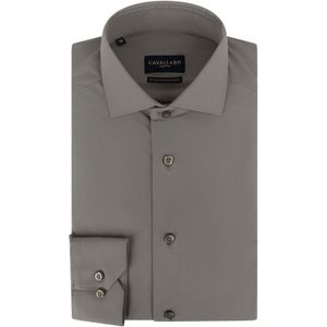 Cavallaro Tanisco business overhemd slim fit groen effen