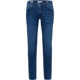 Brax pantalon Chuck blauw denim katoen met steekzakken