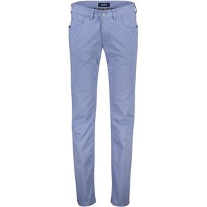 Gardeur 5-pocket katoenen broek effen lichtblauw