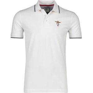 Aeronautica Militare polo wit met embleem