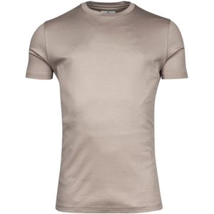 Thomas Maine t-shirt beige korte mouw 100% katoen