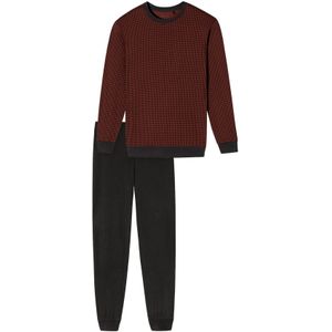 Schiesser Comfort Essentials pyjama rood met print