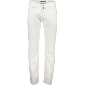 Wit uni Pierre Cardin jeans katoen normale fit