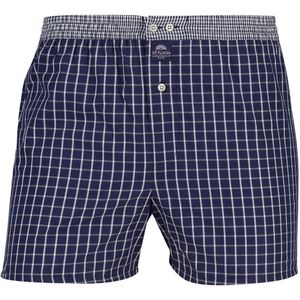 Boxershort donkerblauw geruit McAlson