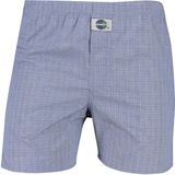Deal lichtblauwe boxershort geruit