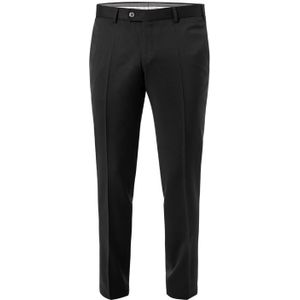 Hiltl wollen pantalon Terni slim fit zwart effen wol