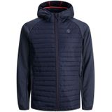 Jack&Jones tussenjas navy effen wijde fit