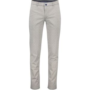 COM4 chino broek beige geruit katoen