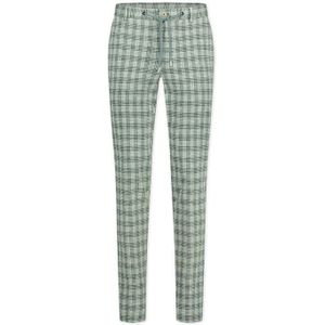 Groen  geruit  slim fit Blue Industry pantalon mix en match