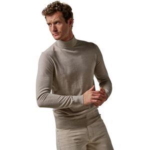 Profuomo coltrui effen beige wol normale fit