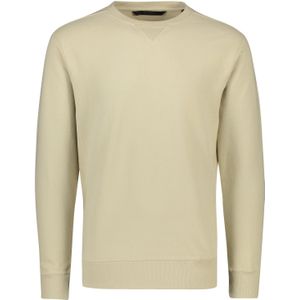 Airforce trui met ronde hals beige