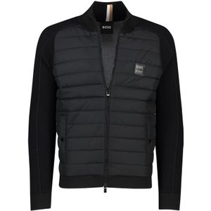 Boss Black Estero outdoor vest gewatteerd zwart wol