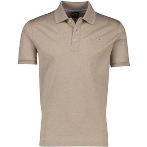 Paul & Shark polo beige effen katoen