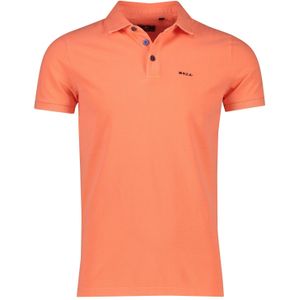 New Zealand Auckland poloshirt oranje effen katoen