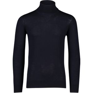 Portofino wollen coltrui donkerblauw slim fit