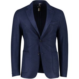 Boss black colbert effen donkerblauw slim fit