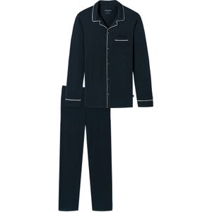 Schiesser pyjama heren donkerblauw