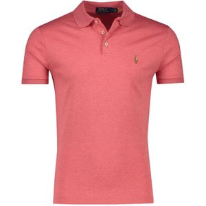 Polo Ralph Lauren polo normale fit roze gemêleerd katoen