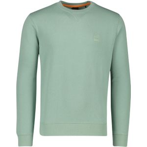 Hugo Boss sweater ronde hals groen katoen