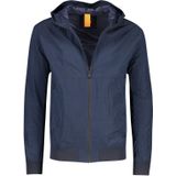 Tussenjas Hugo Boss Ogden  donkerblauw effen rits normale fit