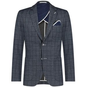 Blue Industry colbert mix & match navy geruit slim fit