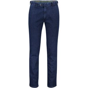 Meyer nette jeans donkerblauw effen denim chino