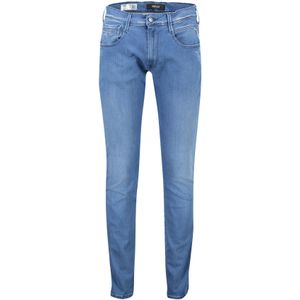 Replay jeans blauw effen katoen