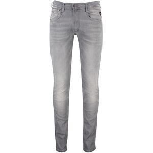 Replay jeans grijs effen katoen Anbass
