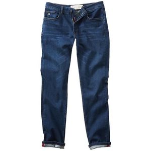 Hiltl jeans Tecade slim fit donkerblauw effen denim, stretch