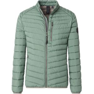 Casa Moda Tussenjas turquoise effen gewatteerd polyester