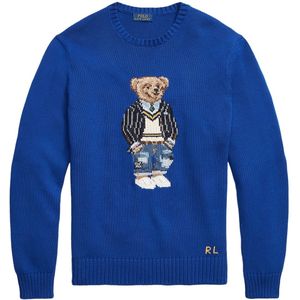 Ralph Lauren Big&Tall trui met ronde hals blauw