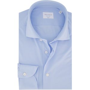 Xacus tailored fit overhemd effen lichtblauw Active Shirt