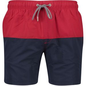 Schiesser zwemshort blauw rood touwtjes